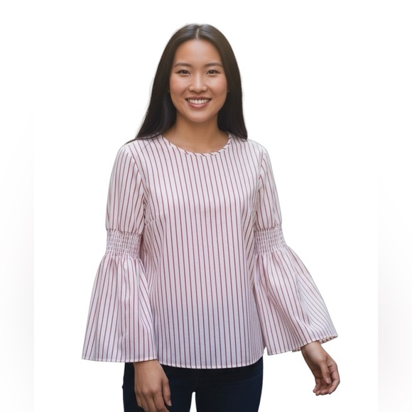 Michael Kors striped long sleeve shirt - Picture 1 of 10